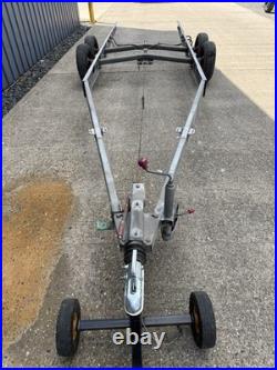 Alko twin Axle Braked Trailer Chassis Glamping Shepards Hut Project