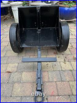All Steel Trailer Small 2-Wheel Heavy Duty Mini Trailer COLLECTION ONLY