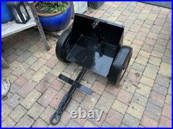 All Steel Trailer Small 2-Wheel Heavy Duty Mini Trailer COLLECTION ONLY
