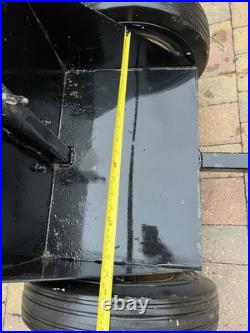 All Steel Trailer Small 2-Wheel Heavy Duty Mini Trailer COLLECTION ONLY