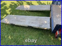 Aluminium loading heavy duty loading ramps / skids for trailer recovery 6ft