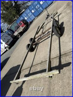 Aluminum Twin Axle Braked Trailer Chassis Tiny Home, Shepards Hut Project