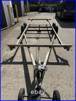 Aluminum Twin Axle Braked Trailer Chassis Tiny Home, Shepards Hut Project