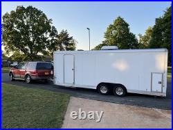 American Trailer could be race car enclosed trailer / race shuttle / race car