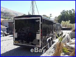 American twin axle box trailer, race car transporter, American rv
