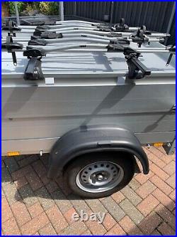 Anssems GT500 Trailer 4x Thule 532 Cycle Racks Camping