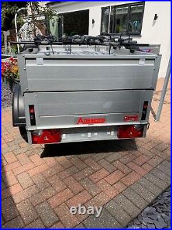 Anssems GT500 Trailer 4x Thule 532 Cycle Racks Camping