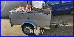 Anssems GT750HT Camping Trailer with Hard Top and cross bars for bike racks