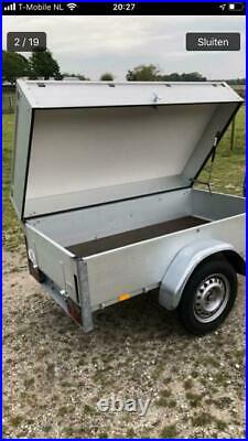 Anssems GT750HT Camping Trailer with Hard Top and cross bars for bike racks