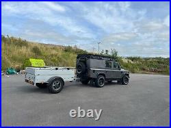 Anssems GT750 Land Rover overland camping trailer with solar power