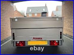 Anssems GT 750 211 HT Trailer with Spare Wheel and Thule Wingbar Roofrack
