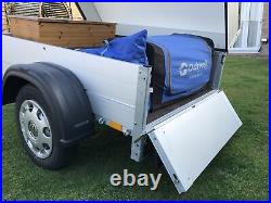Anssems GT 750 Trailer Camping 4x Thule 591 Pro Ride Wing Bars Hard Top & Cover