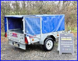 Apache 7ft x 4ft Single Axle Unbraked Trailer (750kg) Ifor Ivor P6e P7e P8e Erde