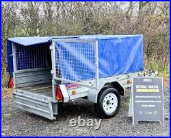 Apache 7ft x 4ft Single Axle Unbraked Trailer (750kg) Ifor Ivor P6e P7e P8e Erde