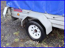 Apache 7ft x 4ft Single Axle Unbraked Trailer (750kg) Ifor Ivor P6e P7e P8e Erde