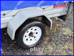 Apache 7ft x 4ft Single Axle Unbraked Trailer (750kg) Ifor Ivor P6e P7e P8e Erde