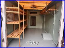 BT Van Box Trailer, AL-KO galv chassis. Shelved with Galv Security Bar