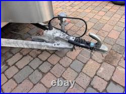 BT Van Box Trailer, AL-KO galv chassis. Shelved with Galv Security Bar