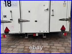 BT Van Box Trailer, AL-KO galv chassis. Shelved with Galv Security Bar