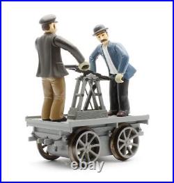 Bachmann'g' Gauge 96201 Hand Car With Trailer & Figures