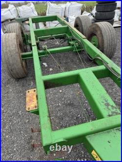 Bare Agricultural Chassis Project trailer DIY Conversion 19t Load Double Axle