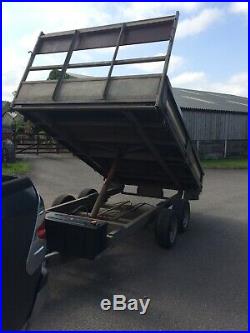 Bateson 353H Tipping Trailer, Builder, Not Ifor, Car, Haulage, Loading, Flat Bed