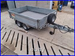Bateson 720 750Kg 7ft x 4ft twin axle drop sides trailer