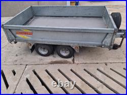 Bateson 720 750Kg 7ft x 4ft twin axle drop sides trailer