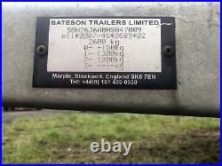Bateson Flatbed Trailer 12ft X 66ft With Ramps