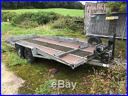 Bateson Hydraulic Tilt Bed Twin Axle 4 Wheel Braked Trailer Car Transporter