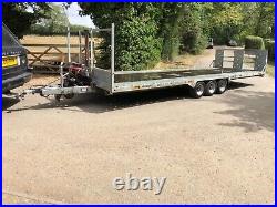 Bateson PT76 tiltbed tri axle flat bed trailer car