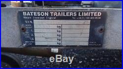 Bateson Tilt Bed Car Trailer Transporter 2000kg