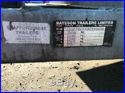 Bateson Tri Axle Car Vehicle Transporter Tip Tilt Trailer 16ft