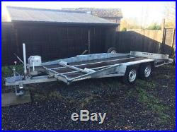 Batson twin axel hydraulic car trailer