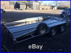 Batson twin axel hydraulic car trailer