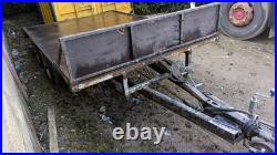 Beaver Tail Flat Bed Car Trailer or Plant Trailer Beaver Tail Flat Bed Car Trailer or Plant Trailer