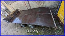 Beaver Tail Flat Bed Car Trailer or Plant Trailer Beaver Tail Flat Bed Car Trailer or Plant Trailer