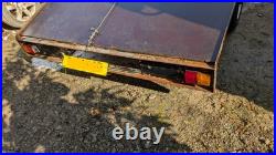 Beaver Tail Flat Bed Car Trailer or Plant Trailer Beaver Tail Flat Bed Car Trailer or Plant Trailer