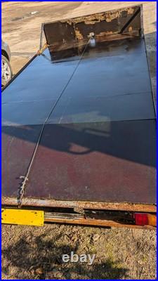 Beaver Tail Flat Bed Car Trailer or Plant Trailer Beaver Tail Flat Bed Car Trailer or Plant Trailer