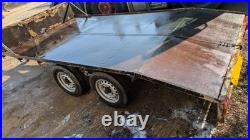Beaver Tail Flat Bed Car Trailer or Plant Trailer Beaver Tail Flat Bed Car Trailer or Plant Trailer