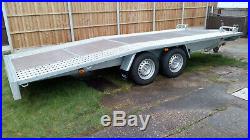 Beavertail Car Transporter Trailer 5m 3000 kg 24/12V in very good condition