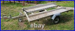 Bike Car Trailer General Purpose Trailor Motorbike Bicycle Quad Ride On Mower