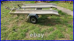 Bike Car Trailer General Purpose Trailor Motorbike Bicycle Quad Ride On Mower