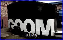 Black Box Van Trailer, Ramped Tailgate, Single Axle, 4.9m Long