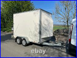 Blue Line 10x7x6 twin axle box trailer with ramp excellent condition