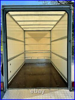 Blue Line 10x7x6 twin axle box trailer with ramp excellent condition