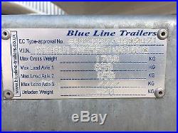 Blue Line. Box trailer