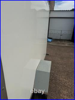 Blue Line Single Axle Roller Shutter Door Box Van Trailer Good Condition. 7x4x5