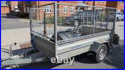 Blue Line Trailer 8 X 4 Mesh Kit, Braked, Tail Gate Ramp, Props. 1300kg