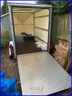 Blue line box trailer 8ft x 5ft with ramp tail gate